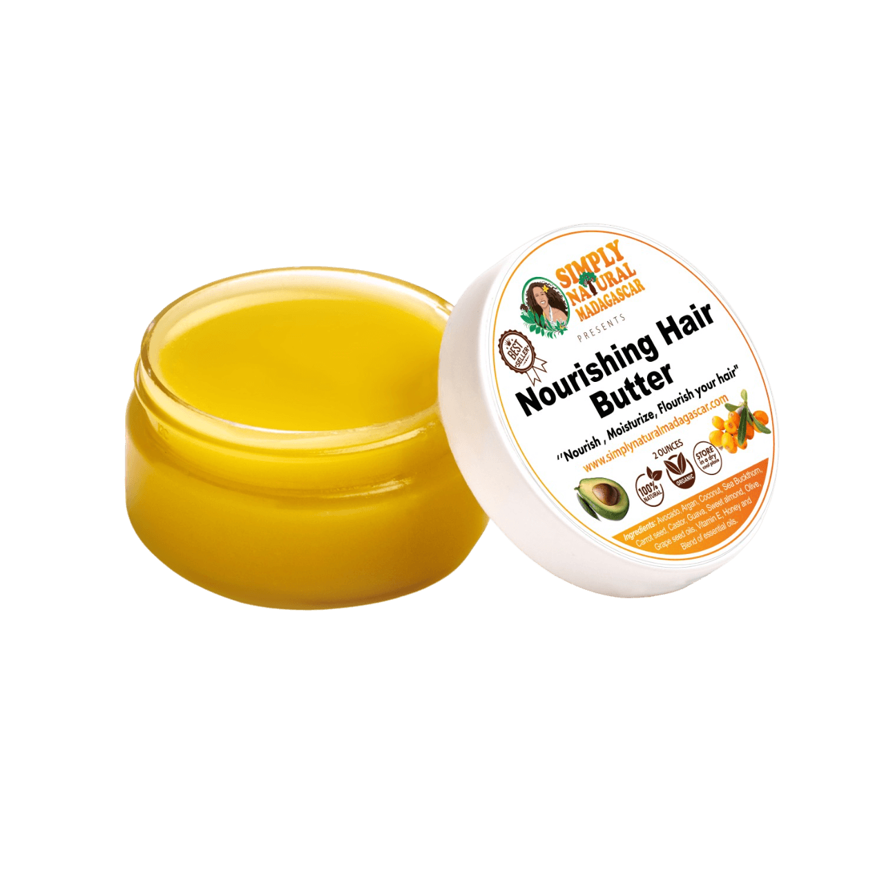 Nourishing hair butter